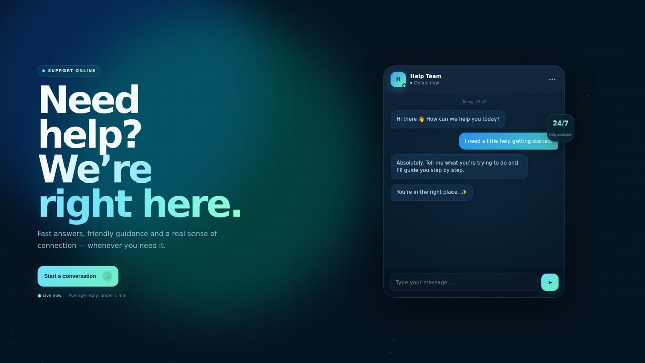 Help Chat — Assistenza Live (web_a005)