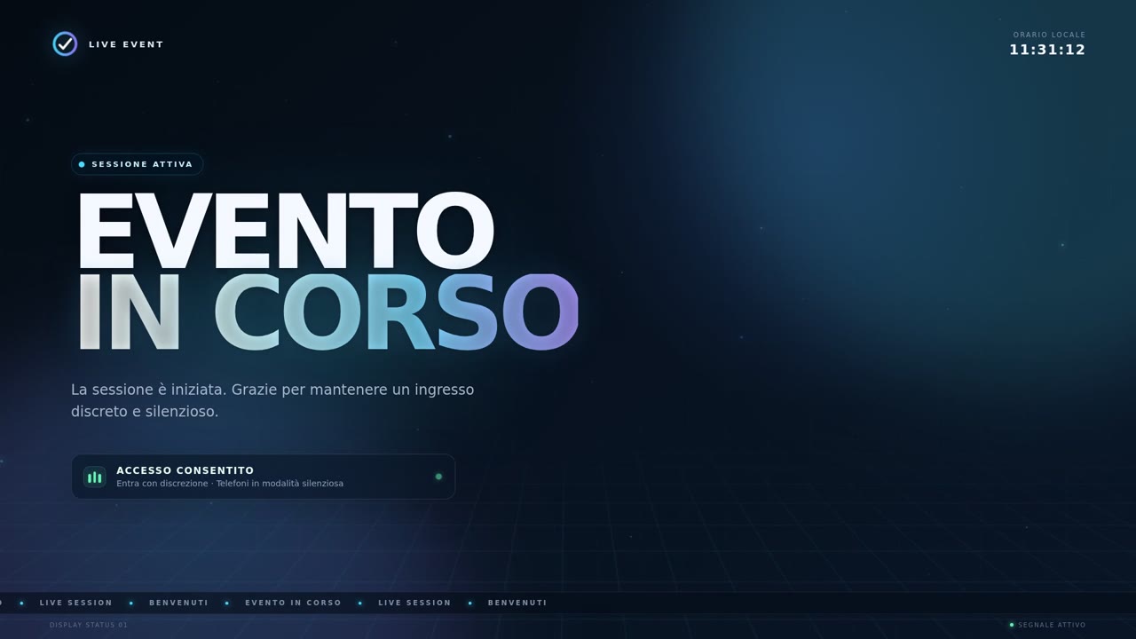 Evento in corso — Segnale Live (business_a011)