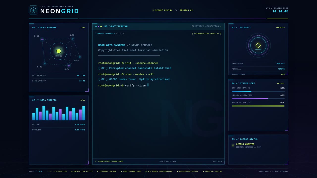NEON GRID — Terminale cyber (gaming_a002)