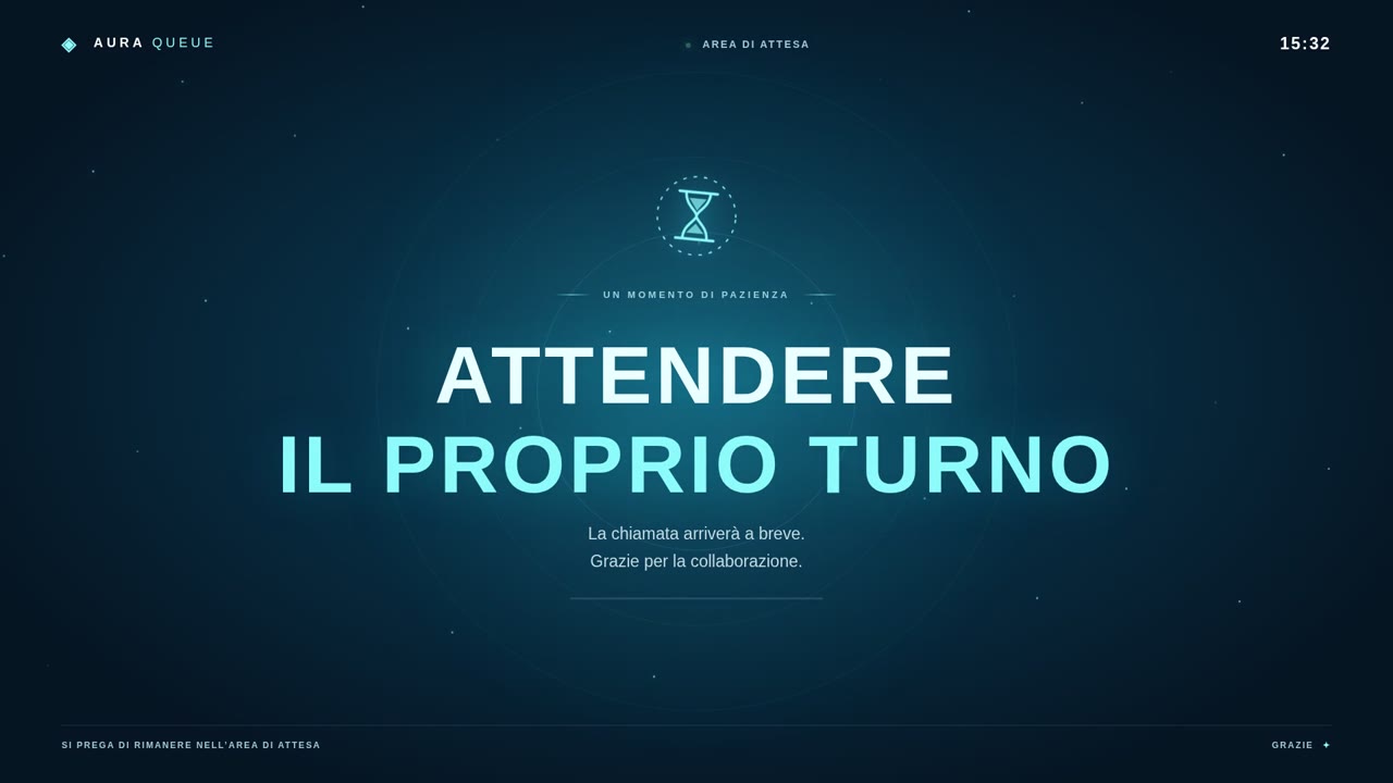 Attendere il proprio turno — Aura Queue (business_a017)