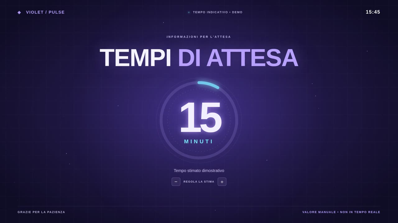 Tempi di attesa — Violet Pulse (business_a023)